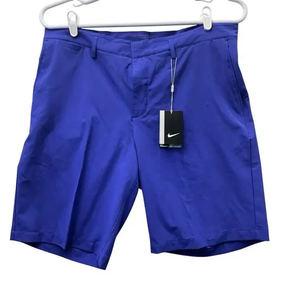 Nike Golf Shorts Mens 35 Dri-Fit Modern Fit Chino Stretch Navy Blue New NWT - Picture 2 of 16